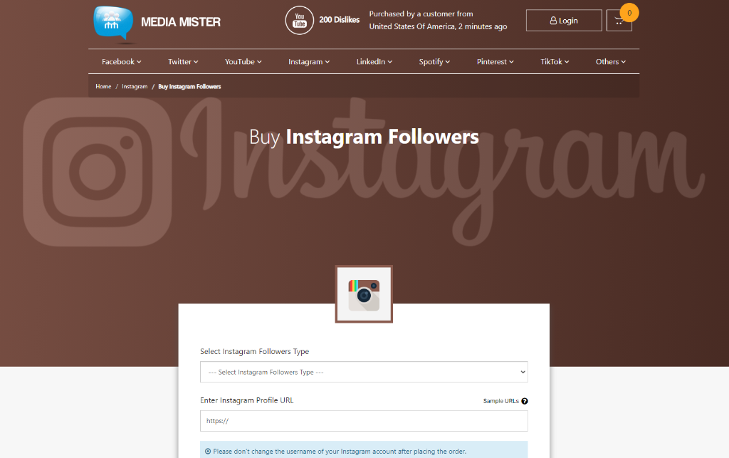 Media Mister Instagram Followers