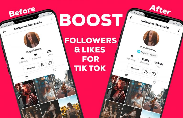 Boost Followers & Likes for TikTok